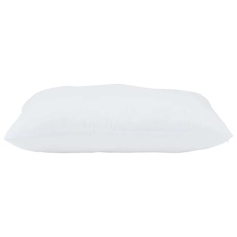 Hoofdkussen met kussen 2 pcs Wit 61 x 41 x 20 cm Polyester 5
