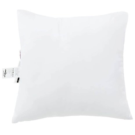 Hoofdkussen met kussen 2 pcs Wit 80 x 80 x 20 cm Polyester 2