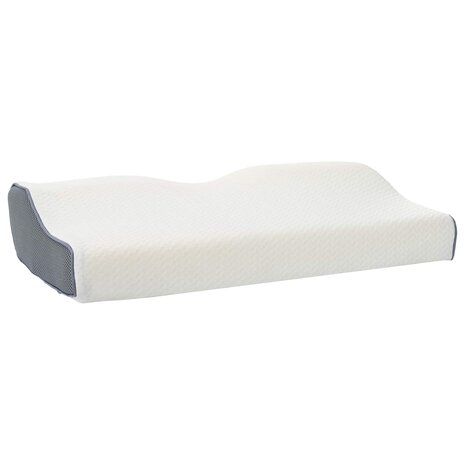 Hoofdkussen met kussen Wit 60 x 34 x 11 cm Polyester 3