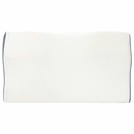 Hoofdkussen met kussen Wit 60 x 34 x 11 cm Polyester 4