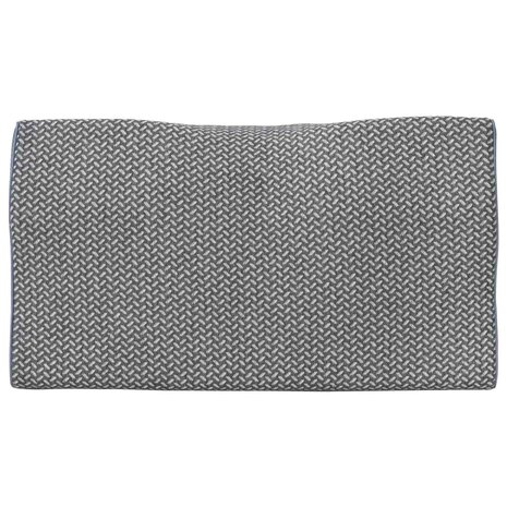Hoofdkussen met kussen Grijs 60 x 34 x 11 cm Polyester 4