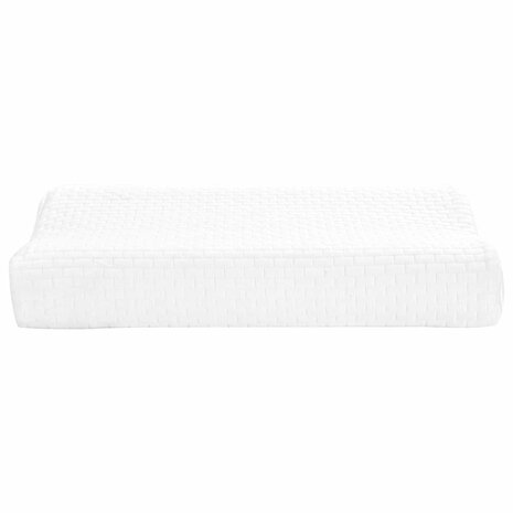 Slaapkussen Effen Wit 50 x 30 x 10,5 cm Traagschuim 4