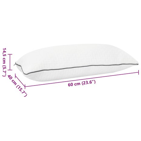 Shread Slaapkussen Wit 60 x 40 x 14,5 cm Traagschuim 7