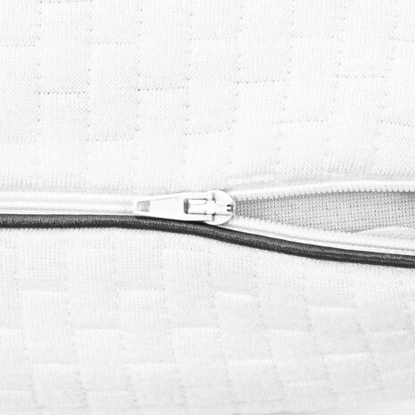 Slaapkussen Effen Wit 80 x 35 x 10 cm Gelschuim 6