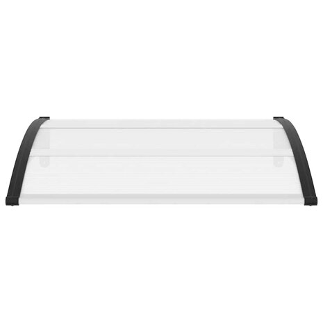 Deurluifel 120x75 cm PC zwart en transparant 4