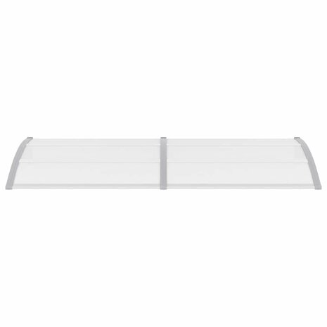 Deurluifel 240x75 cm PC grijs en transparant 4