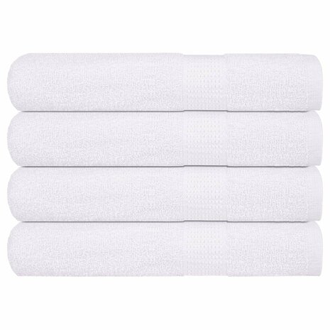 Saunahanddoeken FROGN 4 st 80x200 cm 360 g/m&sup2; wit 1