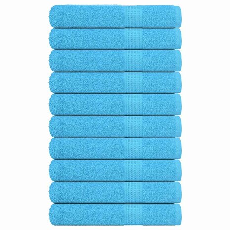 Saunahanddoeken FROGN 10 st 80x200 cm 360 g/m&sup2; turquoise 1