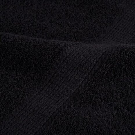 Gastendoek SOLUND 10 pcs Zwart 15 x 21 cm 550 gsm 6