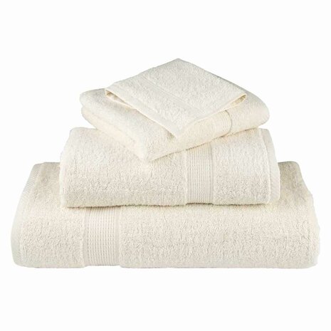Gastendoek SOLUND 2 pcs Cr&egrave;me 15 x 21 cm 550 gsm 3