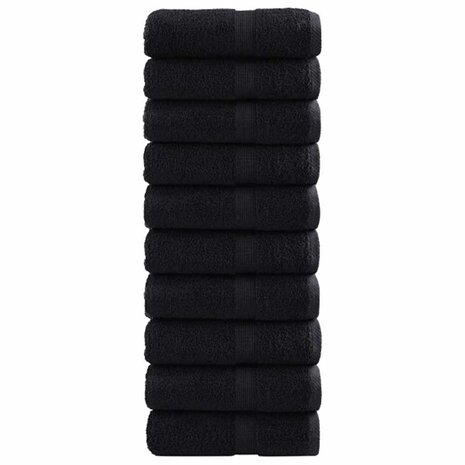 Gastendoek SOLUND 50 pcs Zwart 30 x 30 cm 550 gsm 2