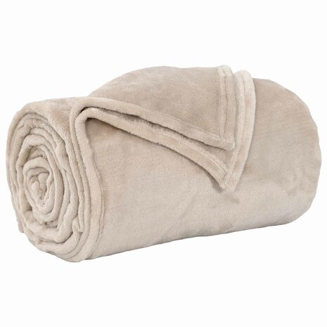 Gooi Deken Beige 130 x 150 cm Fleece 2