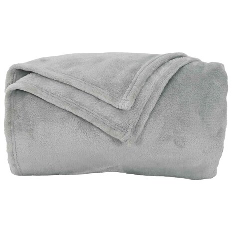 Gooi Deken Grijs 240 x 270 cm Fleece 4