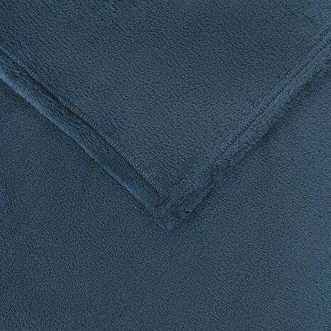 Gooi Deken Marineblauw 150 x 200 cm Fleece 5