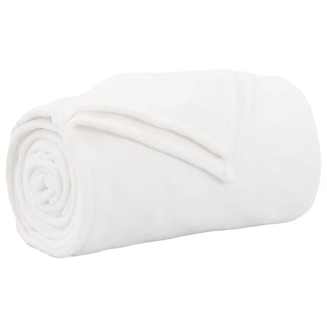 Gooi Deken Wit 130 x 150 cm Fleece 2
