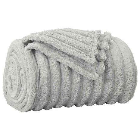 Gooi Deken Grijs 240 x 220 cm Fleece 2