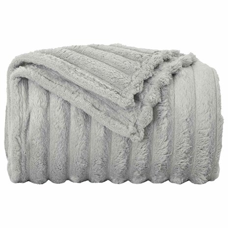 Gooi Deken Grijs 240 x 220 cm Fleece 4