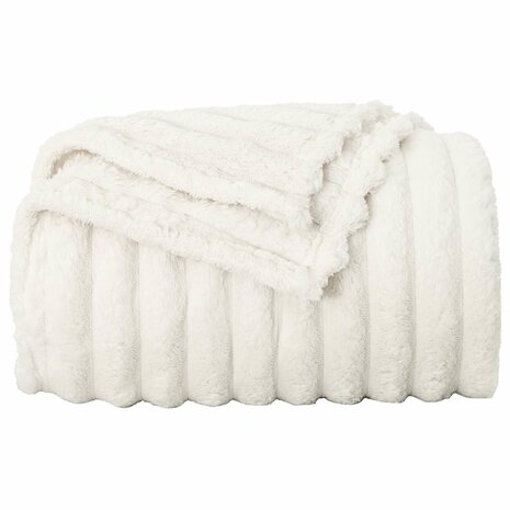 Gooi Deken Cr&egrave;me 150 x 130 cm Fleece 4