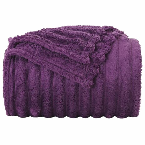 Gooi Deken Paars 150 x 130 cm Fleece 4