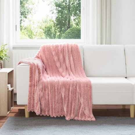 Gooi Deken Roze 150 x 130 cm Fleece 1
