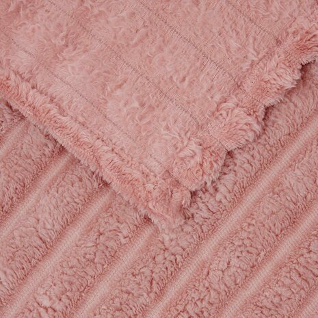 Gooi Deken Roze 240 x 220 cm Fleece 5