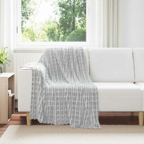 Gooi Deken Grijs 150 x 130 cm Fleece 1