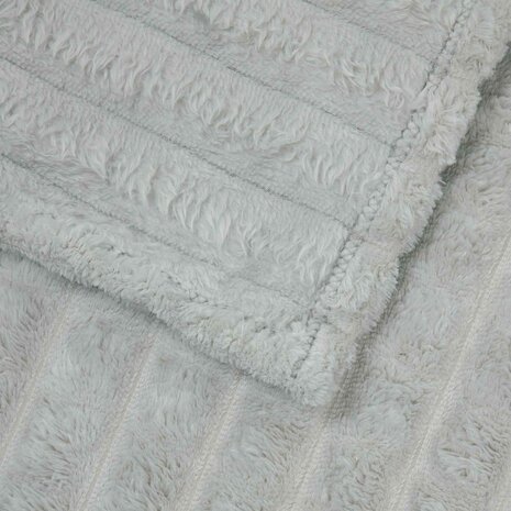Gooi Deken Grijs 150 x 130 cm Fleece 5