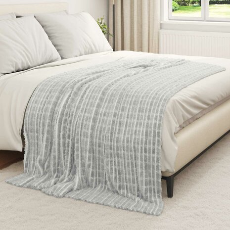 Gooi Deken Grijs 200 x 150 cm Fleece 3
