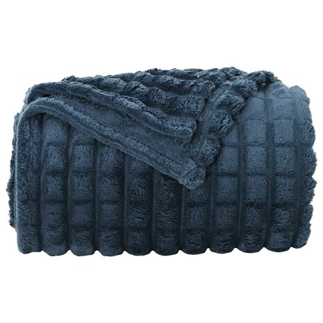 Gooi Deken Marineblauw 240 x 220 cm Fleece 4