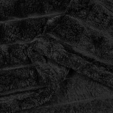 Gooi Deken Zwart 150 x 130 cm Fleece 6