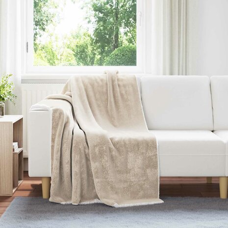 Gooi Deken Beige 130 x 150 cm Fleece 1