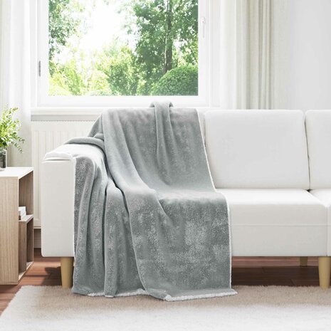 Gooi Deken Grijs 130 x 150 cm Fleece 1