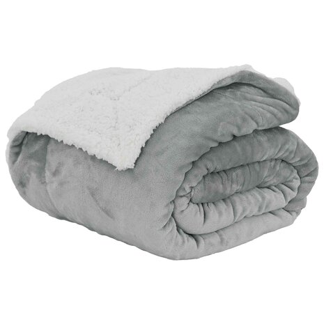Gooi Deken Grijs 150 x 200 cm Fleece 2