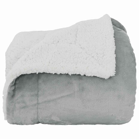 Gooi Deken Grijs 150 x 200 cm Fleece 4