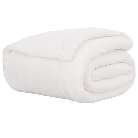 Gooi Deken Wit 150 x 200 cm Fleece 2