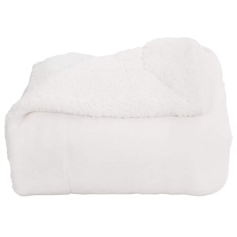 Gooi Deken Wit 150 x 200 cm Fleece 4