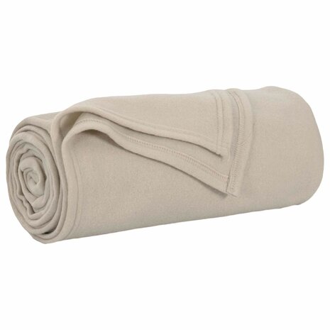 Gooi Deken Beige 170 x 130 cm Fleece 2