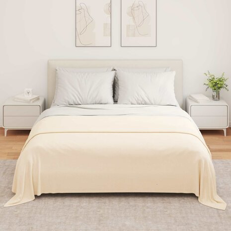 Gooi Deken Cr&egrave;me 280 x 210 cm Fleece 3