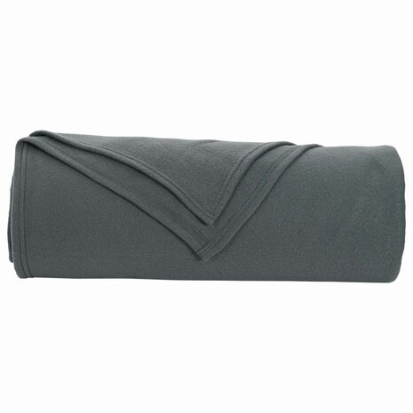 Gooi Deken Donkergrijs 280 x 210 cm Fleece 4