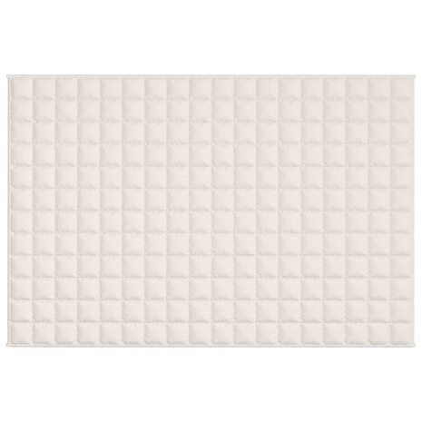 Verzwaringsdeken 122x183 cm 5 kg stof lichtcr&egrave;mekleurig 3