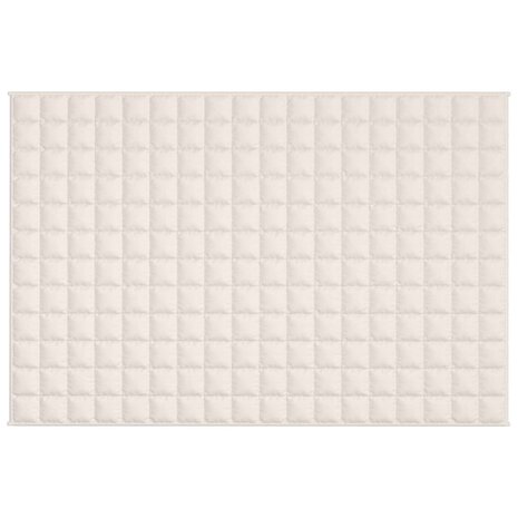 Verzwaringsdeken 122x183 cm 9 kg stof lichtcr&egrave;mekleurig 3