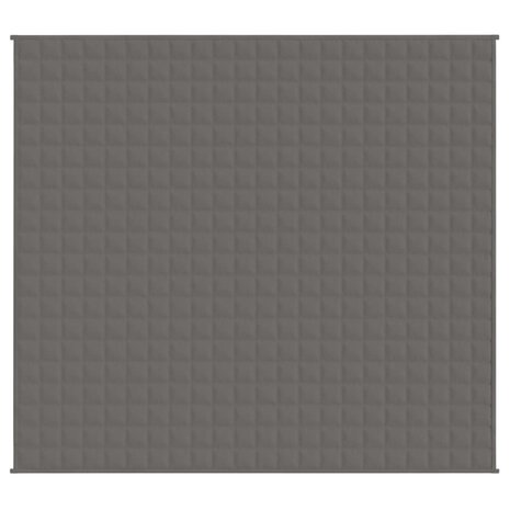 Verzwaringsdeken 200x230 cm 9 kg stof grijs 3
