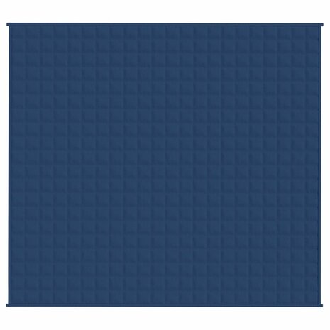 Verzwaringsdeken 200x230 cm 13 kg stof blauw 3