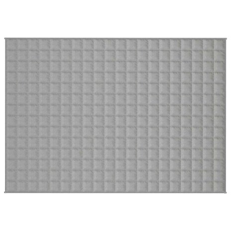 Verzwaringsdeken 138x200 cm 6 kg stof grijs 3
