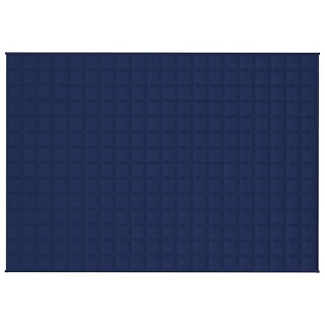 Verzwaringsdeken 138x200 cm 10 kg stof blauw 3