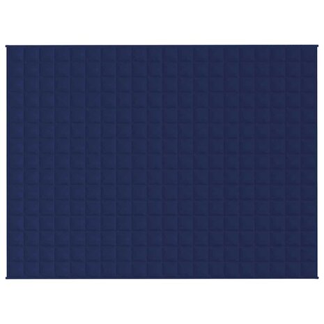Verzwaringsdeken 150x200 cm 7 kg stof blauw 3
