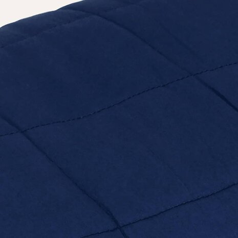 Verzwaringsdeken 150x200 cm 11 kg stof blauw 4