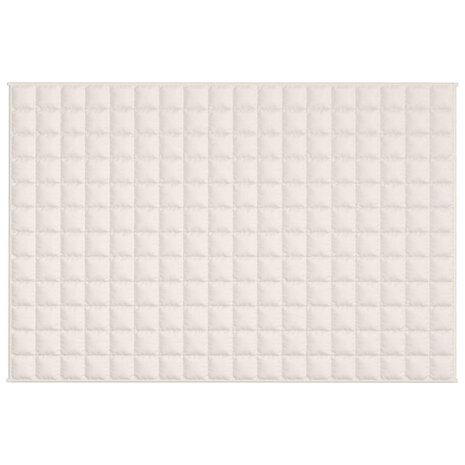 Verzwaringsdeken 120x180 cm 5 kg stof lichtcr&egrave;mekleurig 3