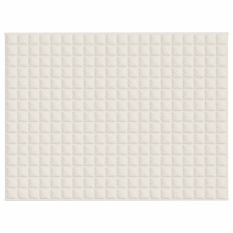 Verzwaringsdeken 150x200 cm 7 kg stof lichtcr&egrave;mekleurig 3