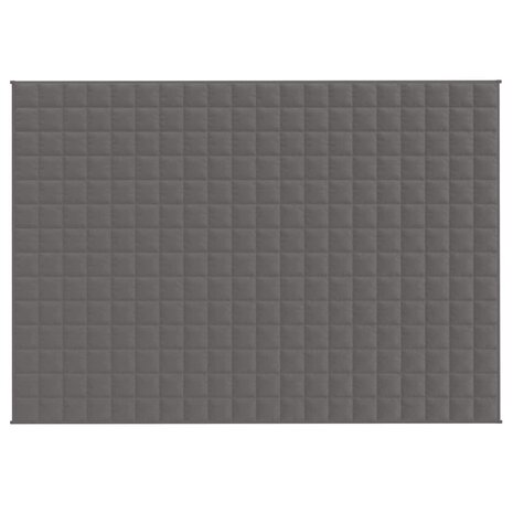 Verzwaringsdeken 138x200 cm 10 kg stof grijs 3